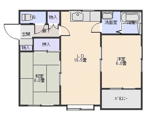 ヴィレッジ金古の物件間取画像